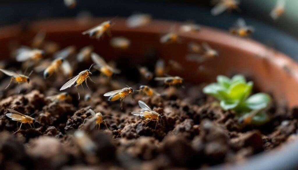 Trauermücken in der Blumenerde: So wird man die kleinen Fliegen wieder los