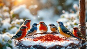 Warum Sie jetzt Chili über das Vogelfutter geben sollten