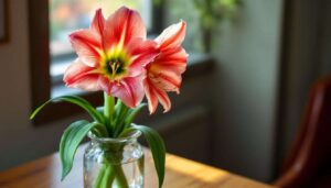 Amaryllis in der Vase: So einfach verlängern Sie die Blütezeit um Wochen
