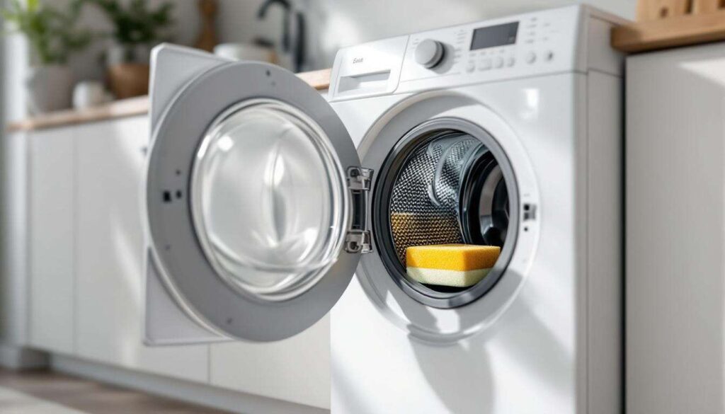 Einen Spülschwamm in die Waschmaschine geben: Weshalb das empfohlen wird