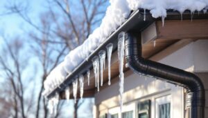 Regenrinne im Winter prüfen: Warum Hausbesitzer jetzt handeln sollten