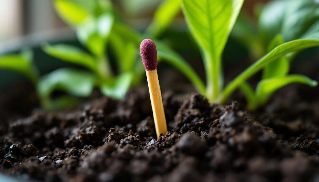 Streichholz in der Blumenerde: Die effektivste Waffe gegen Trauermücken